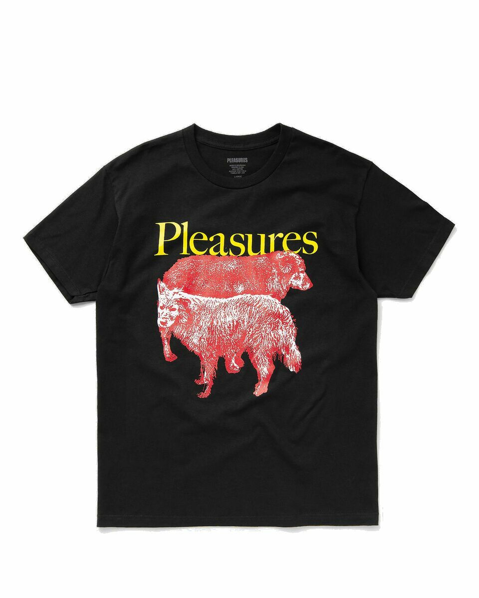 Photo: Pleasures Wet Dogs T Shirt Black - Mens - Shortsleeves