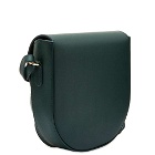 Rejina Pyo Midi Crossbody in Smooth Leather Forest