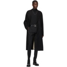 Valentino Black Fine Wool VLTN Turtleneck