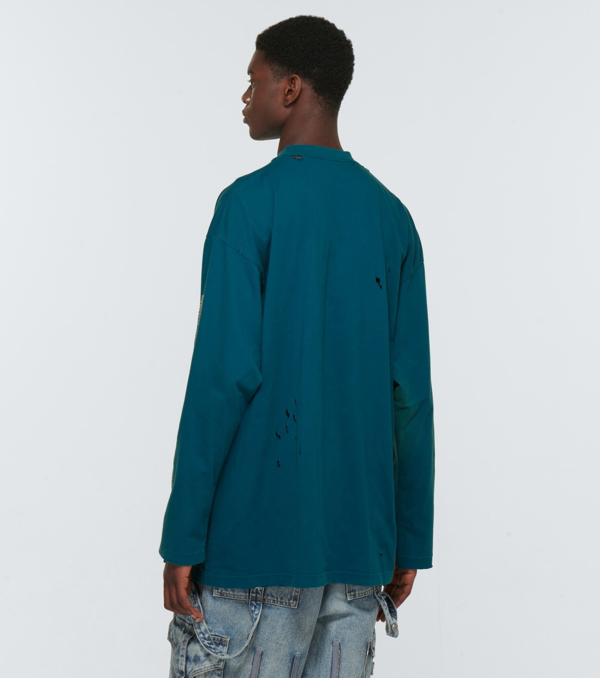 Balenciaga - Maison cotton long-sleeved T-shirt Balenciaga