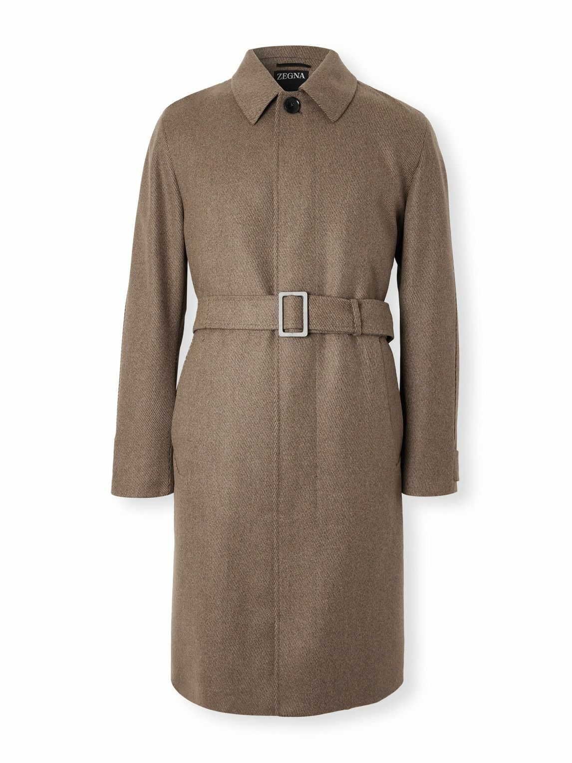 Zegna - Belted Oasi Cashmere Coat - Neutrals