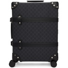 Gucci Black Globe-Trotter Edition GG Carry-On Suitcase