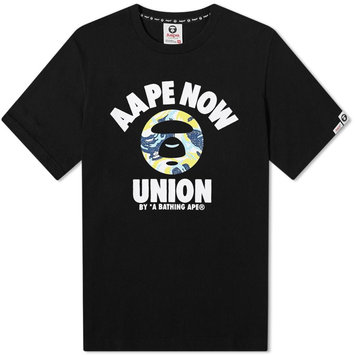 Photo: AAPE Camo Pattern College Tee