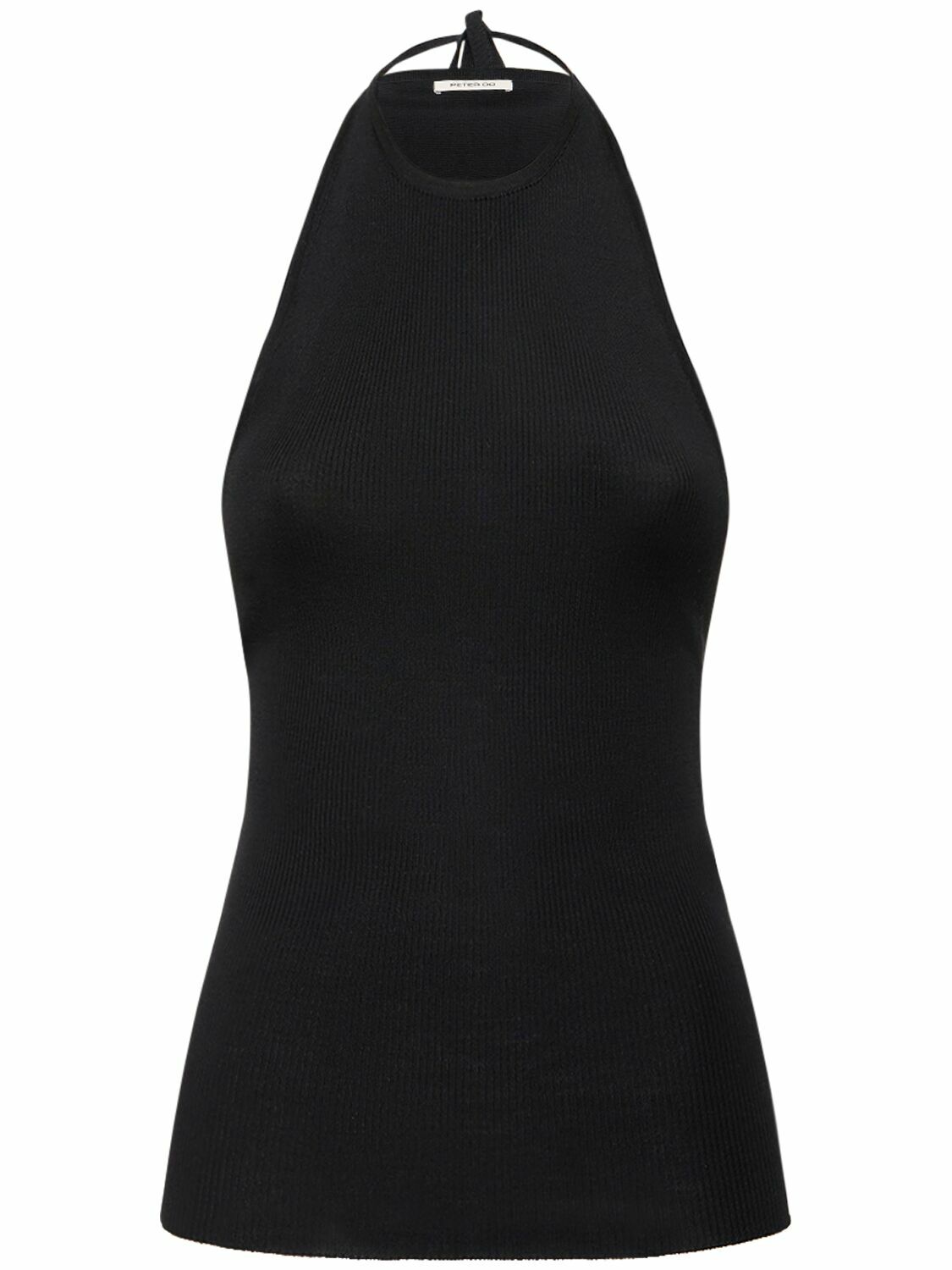 PETER DO - Wool & Silk Knit Halter Top Peter Do