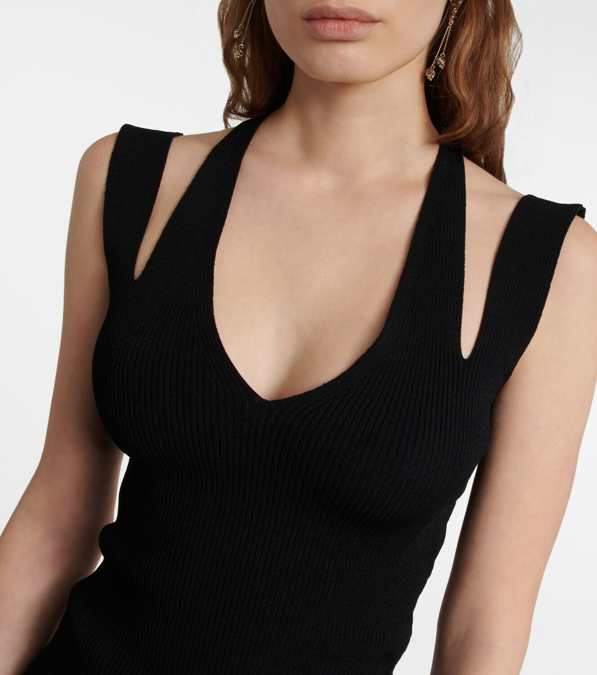 Alexander McQueen - Cutout sleeveless top