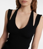 Alexander McQueen - Cutout sleeveless top