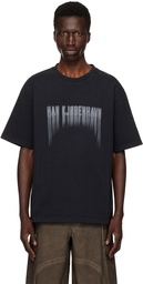 Han Kjobenhavn Black Faded Logo T-Shirt