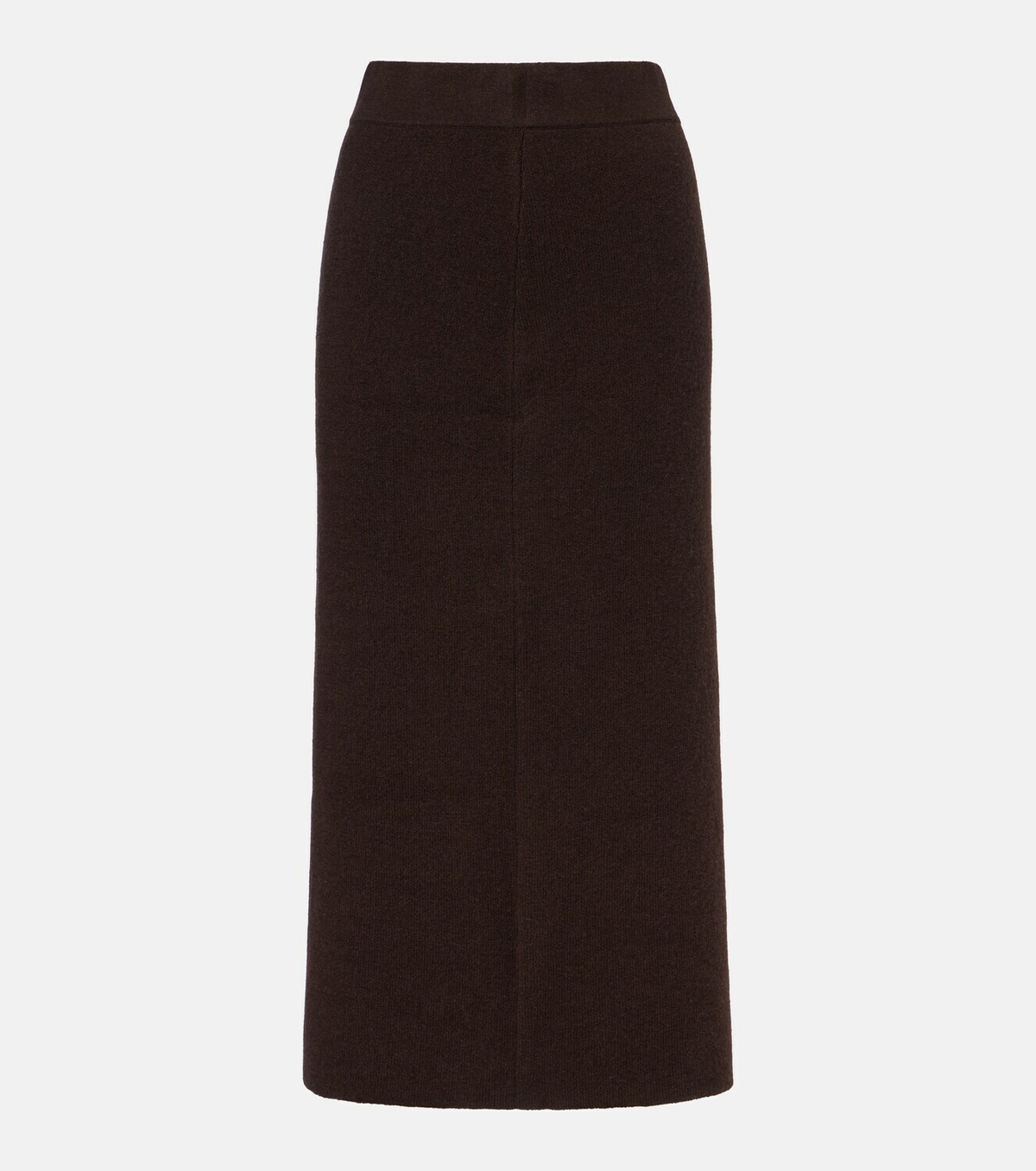 Jardin des Orangers Wool and cashmere pencil skirt