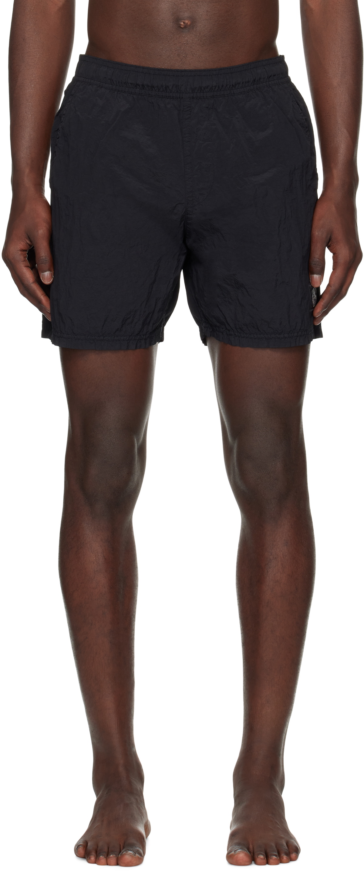 Stone Island Black B100004 Nylon Metal Swim Shorts