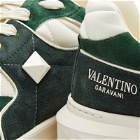 Valentino Men's One Stud Sneakers in Green/Ivory