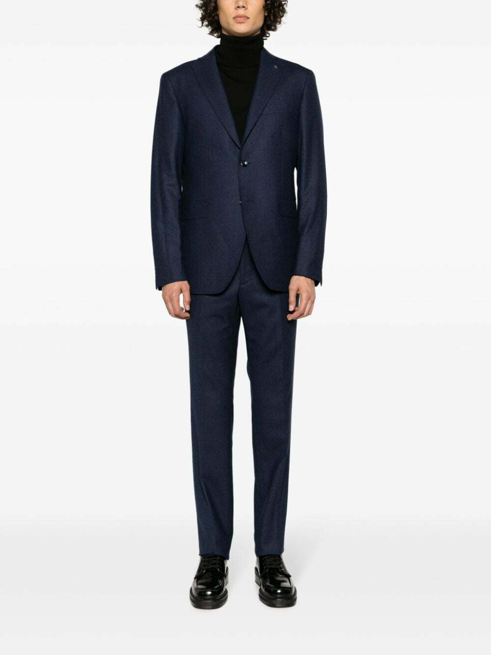 Tagliatore wool single-breasted suit - Black