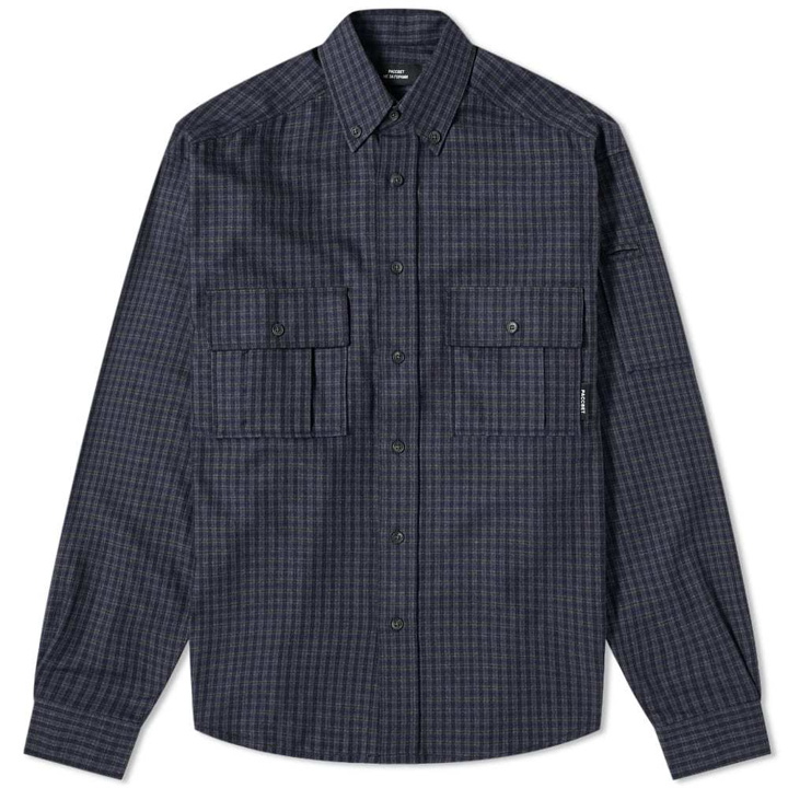 Photo: PACCBET Flannel Checked Shirt