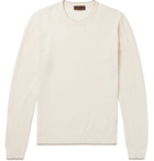 Altea - Linen and Cotton-Blend Sweater - Men - Cream