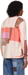 Eckhaus Latta Pink Lapped Long Sleeve T-Shirt