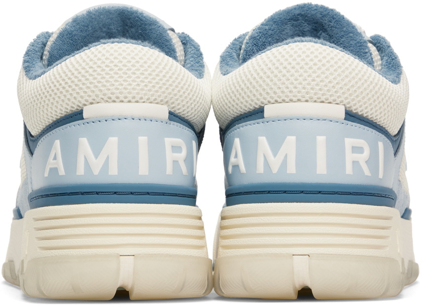 AMIRI White & Blue MA-1 Sneakers Amiri