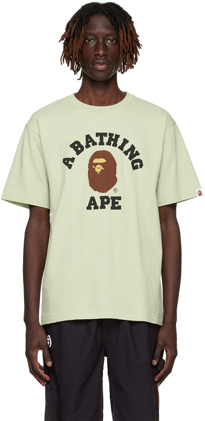 Photo: BAPE Green Printed T-Shirt