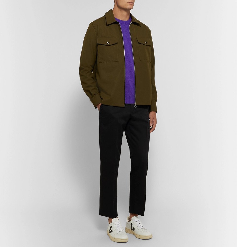 Sandro - Wool Sweater - Men - Purple