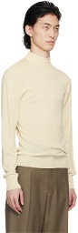 LEMAIRE Off-White Seamless Turtleneck