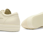 Rick Owens Men's Leather Vintage Sneaks in Milk/Milk/Milk