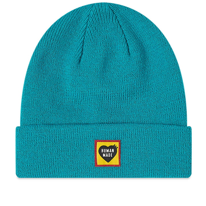 Photo: Human Made Men's Heart Beanie in Blue