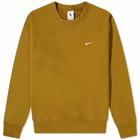 Nike Men's NRG Crew Sweat in Desert Moss/White