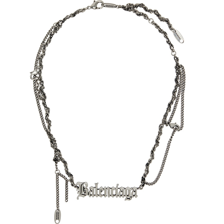 Photo: Balenciaga Typo Destroyed Necklace