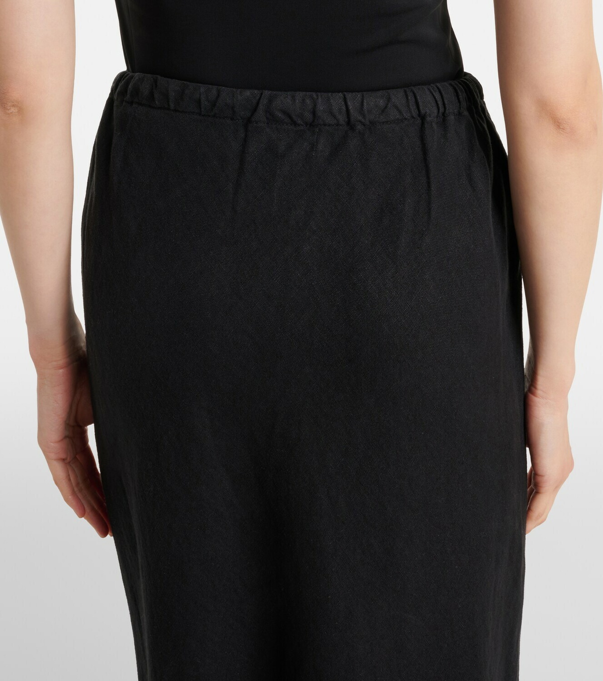 Velvet Beka linen maxi skirt