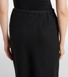 Velvet Beka linen maxi skirt
