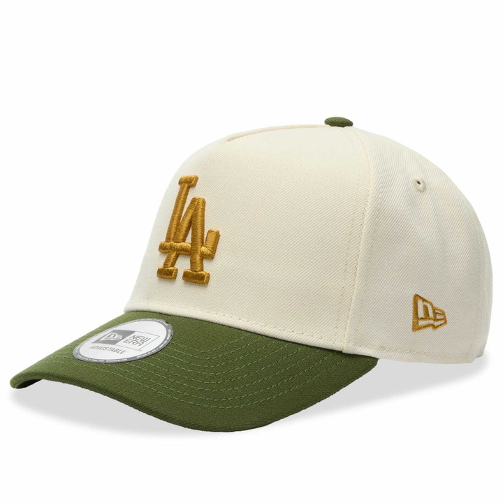 Photo: New Era LA Dodgers WS Patch 9Forty E-Frame in Green 