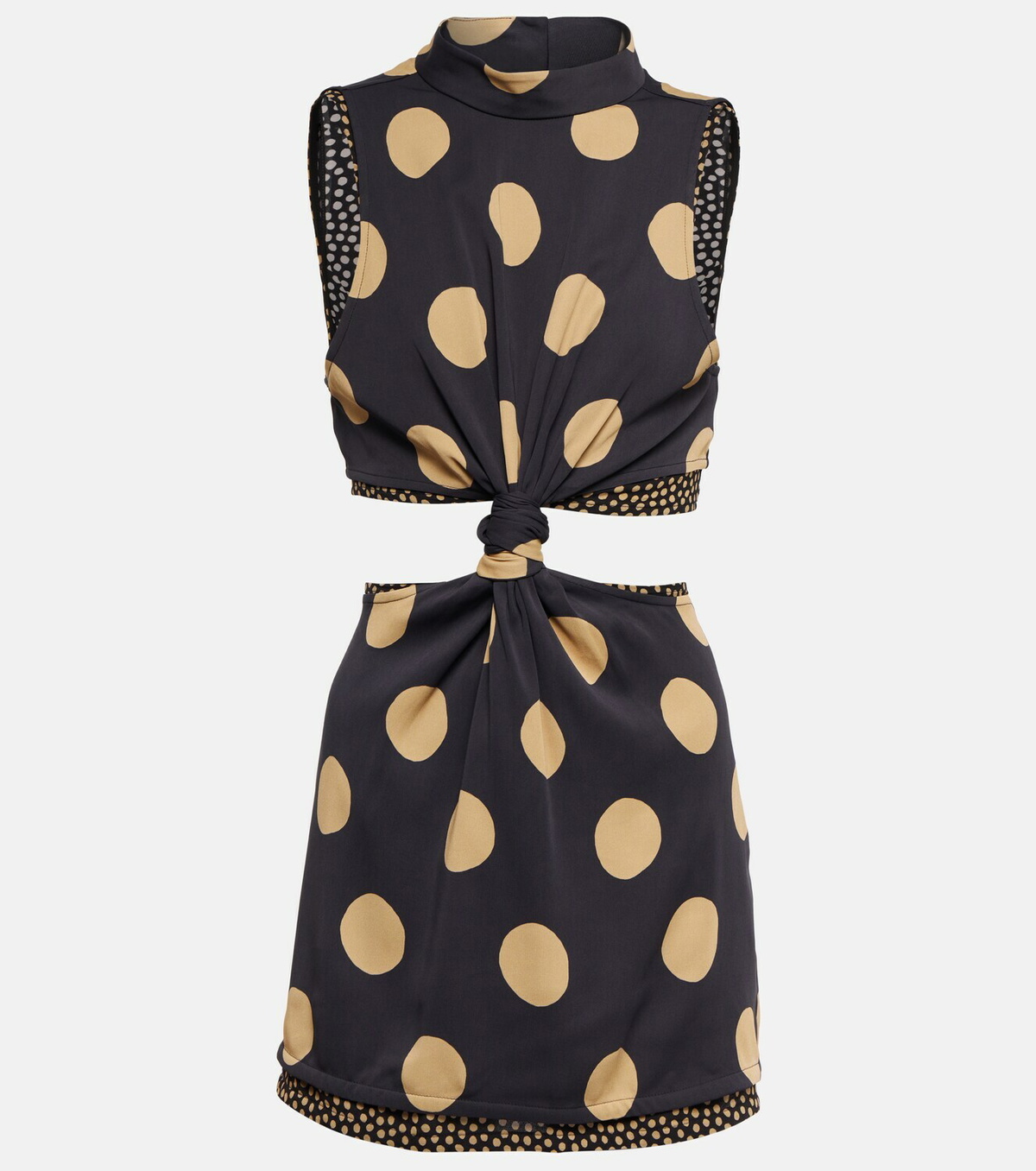 Proenza Schouler - Polka-dot cutout satin top Proenza Schouler Proenza Schouler - Polka-dot cutout satin top Proenza Schouler