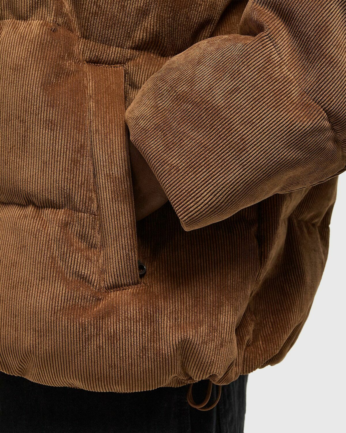 Calvin Klein Jeans LS CORDUROY MID WT PUFFER JACKET Brown Mens Down & Puffer Jacket