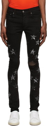 AMIRI Black Bandana Star Jeans