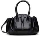 Marni Black Leather Tulipea Small Bag