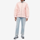 Stand Studio Women's Jumbo Bomber Jacket in Pink Blush
