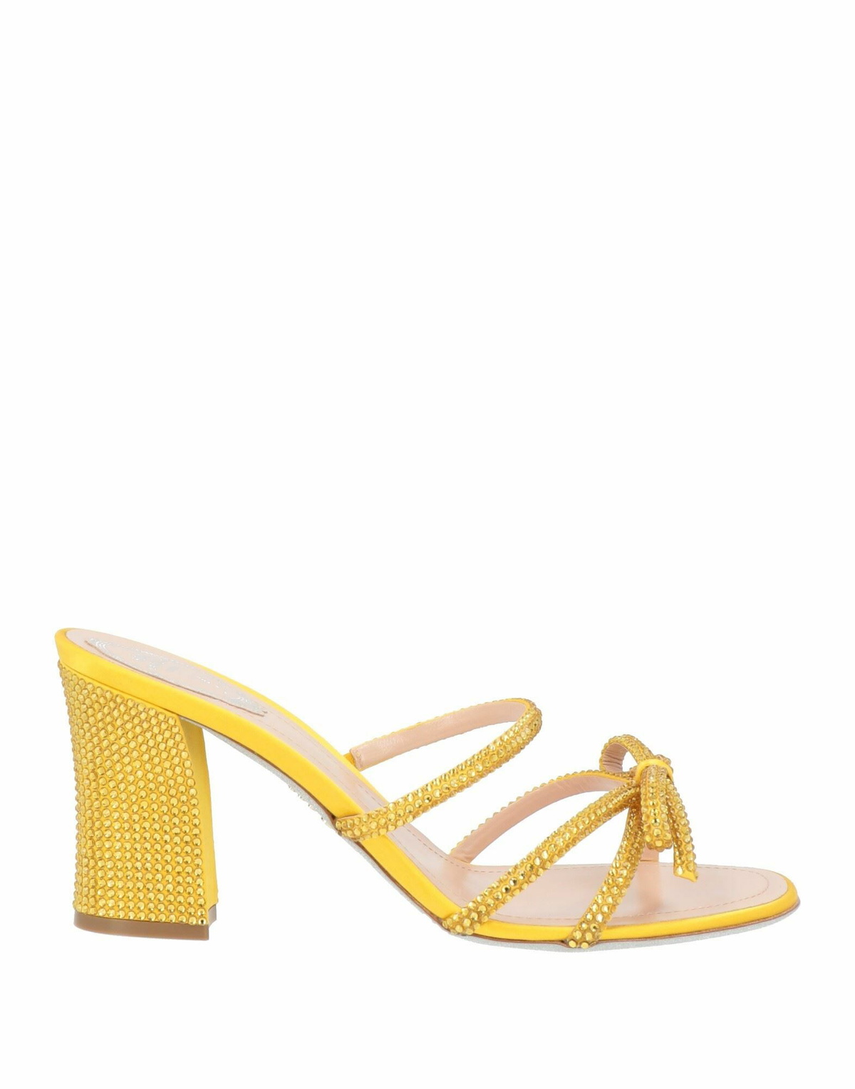 Rene' Caovilla Womens Sandals in Yellow