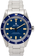 BAPE Silver & Blue Type 1 Bapex Watch