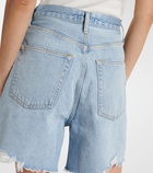 Agolde Stella high-rise denim shorts