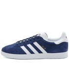 Adidas Men's Gazelle Sneakers in Collegiate Navy/White