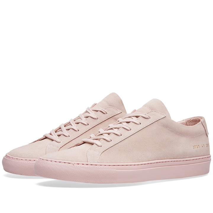 Photo: Woman by Common Projects Achilles Low Suede