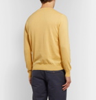 Altea - Cotton and Cashmere-Blend Sweater - Yellow