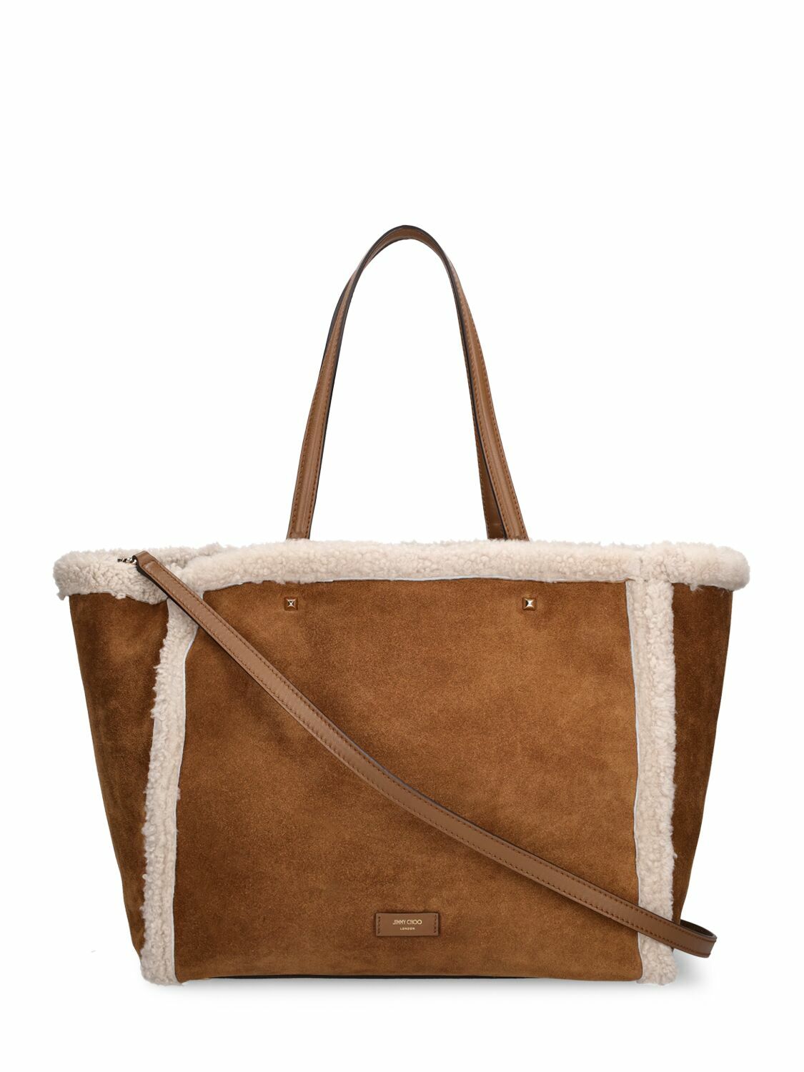 JIMMY CHOO - Avenue Shearling Tote Bag Jimmy Choo