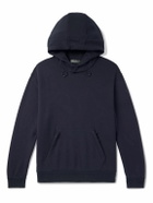 Loro Piana - Vogel Cotton and Cashmere-Blend Jersey Hoodie - Blue