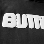 Butter Goods Puff Rounded Logo Hoody in Black