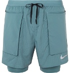 Nike Running - Flex Stride 2-In-1 Dri-FIT Mesh Shorts - Men - Blue