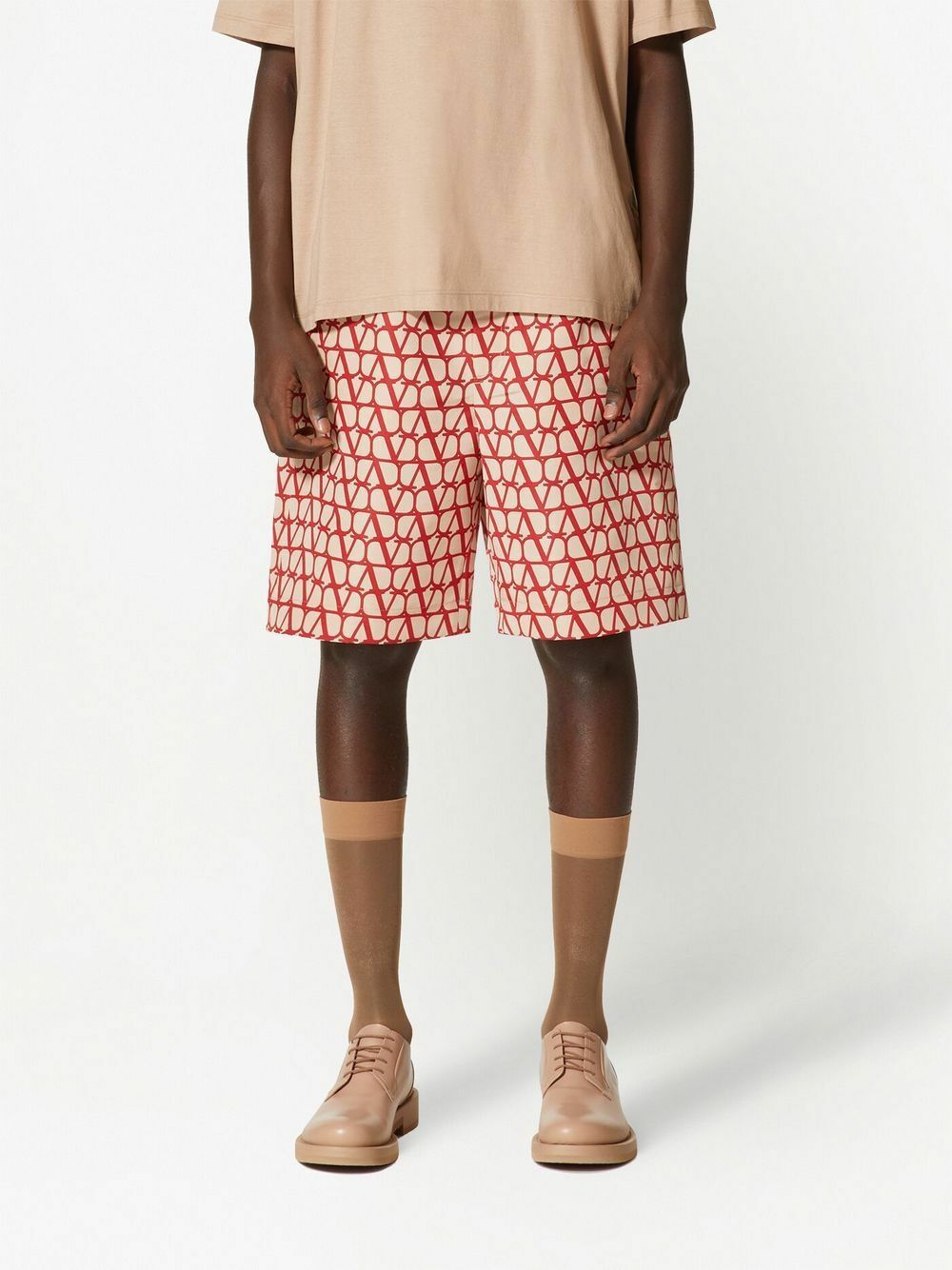 Valentino Black Polyamide Shorts