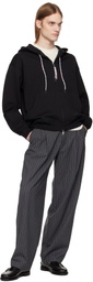 Vivienne Westwood Black Rugged Zip Hoodie