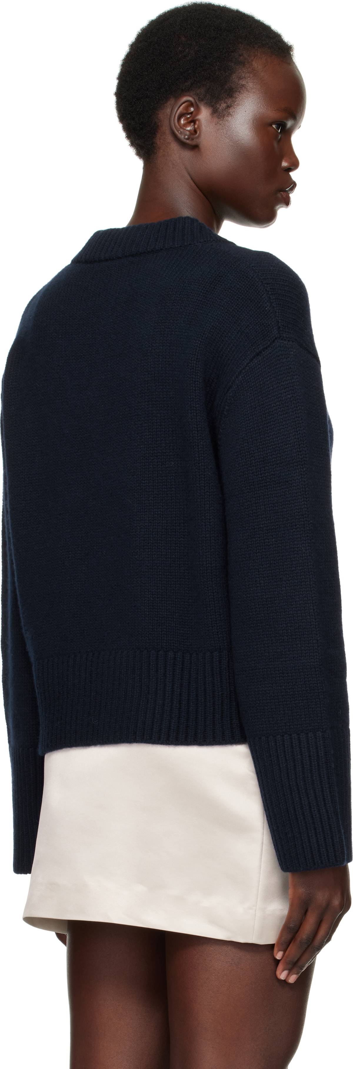 LISA YANG Navy Aletta Sweater