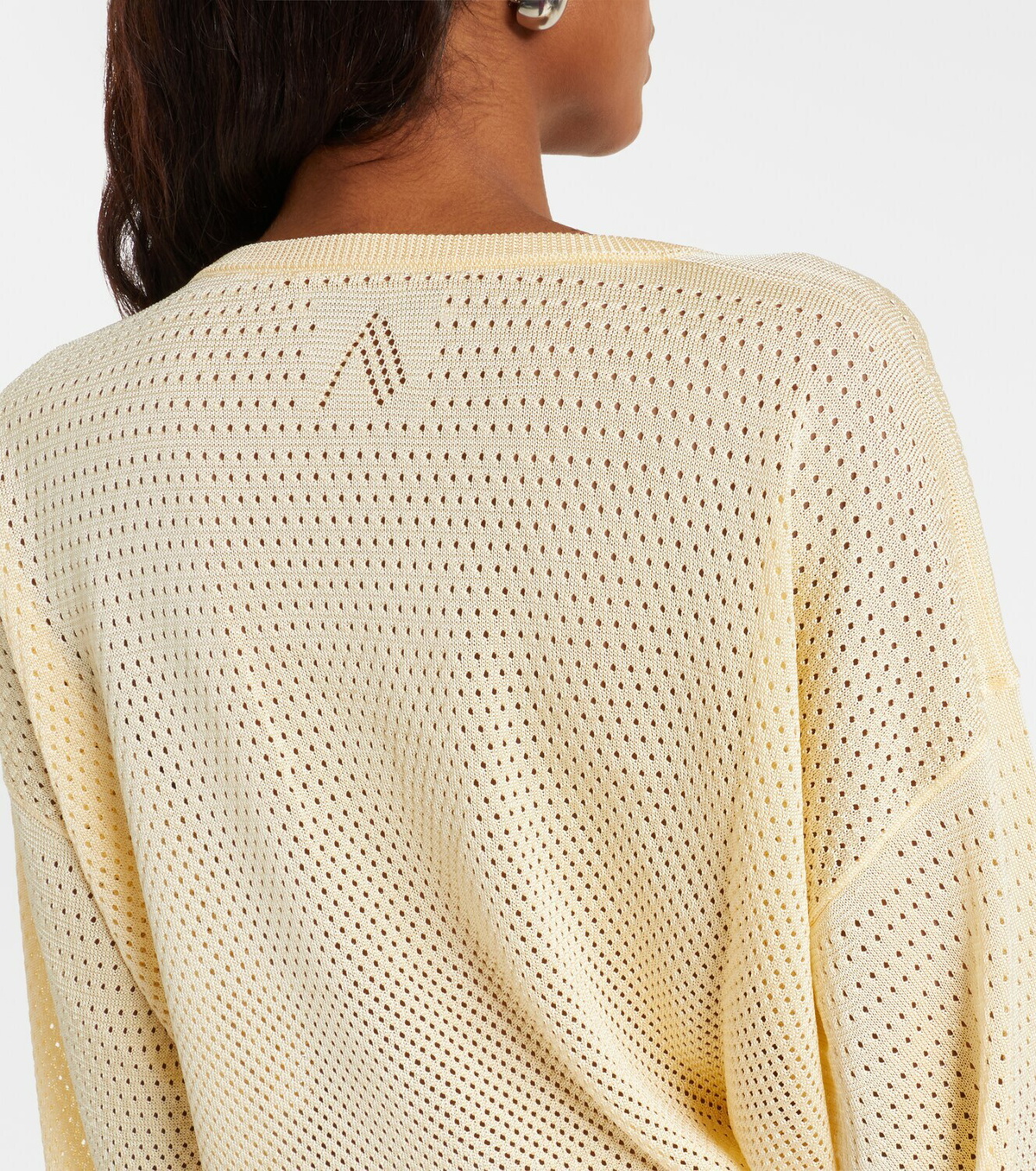 The Attico Open-knit minidress