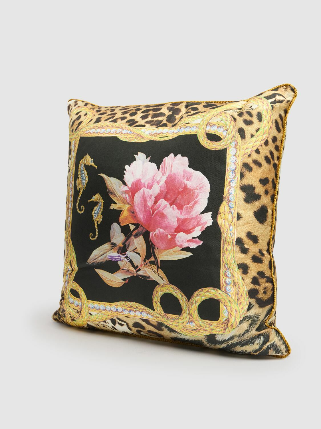 ROBERTO CAVALLI Rosamare Silk Cushion