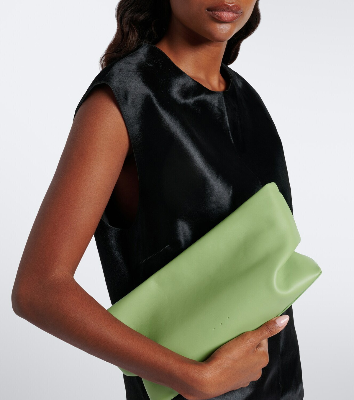 Aesther Ekme Nina Mini leather clutch
